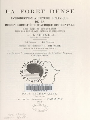 cover image of La forêt dense